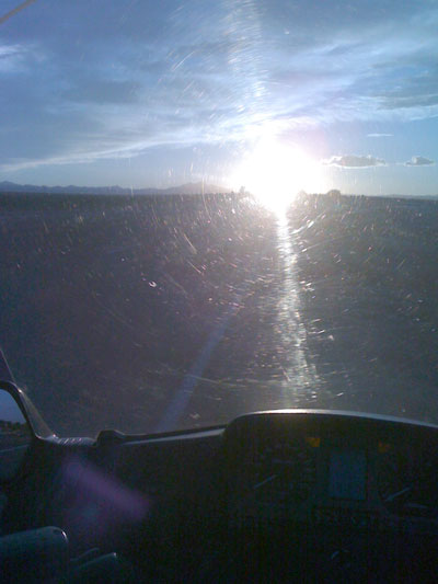 sun Blinding sun...