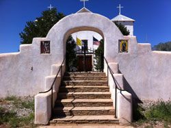 Old Mission Church in New Mexico on Highway 3